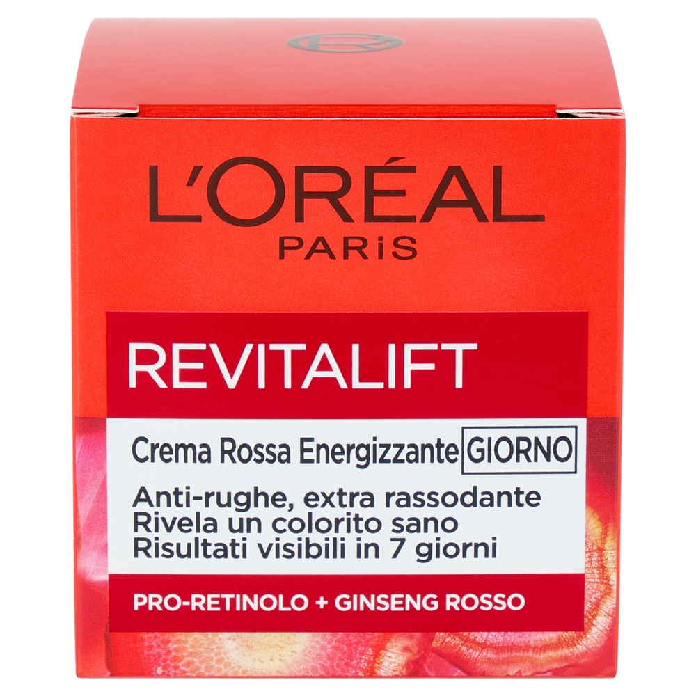 L'Oréal Paris Revitalift Crema Rossa Energizzante Giorno Anti-rughe 50 ml